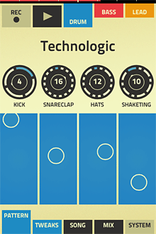 Figure drum programming interface